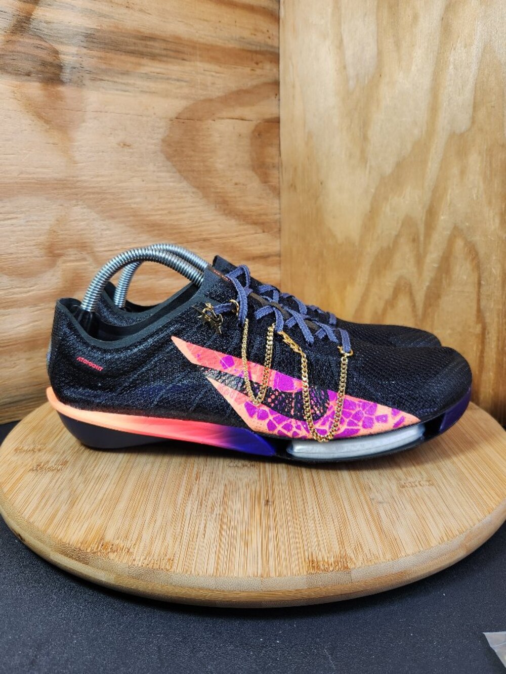 New Nike Victory 2 Glam Womens Black Track & Field Running Spikes Shoes Size 9